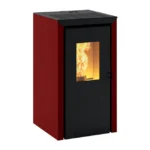 Poêle à granulés ventilé INVICTA Bassano 4,2 kW Bordeaux